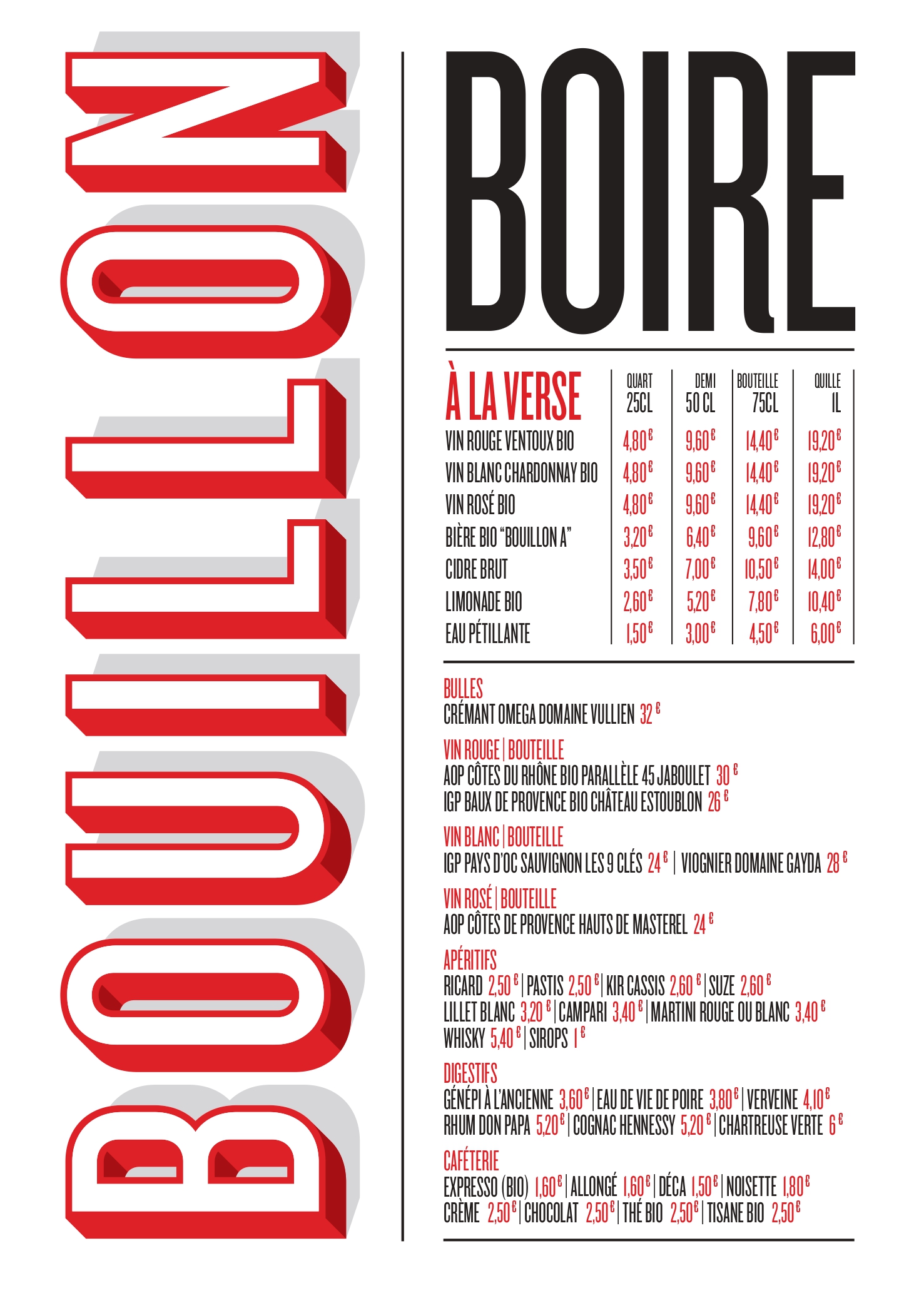 Notre carte Bouillon A