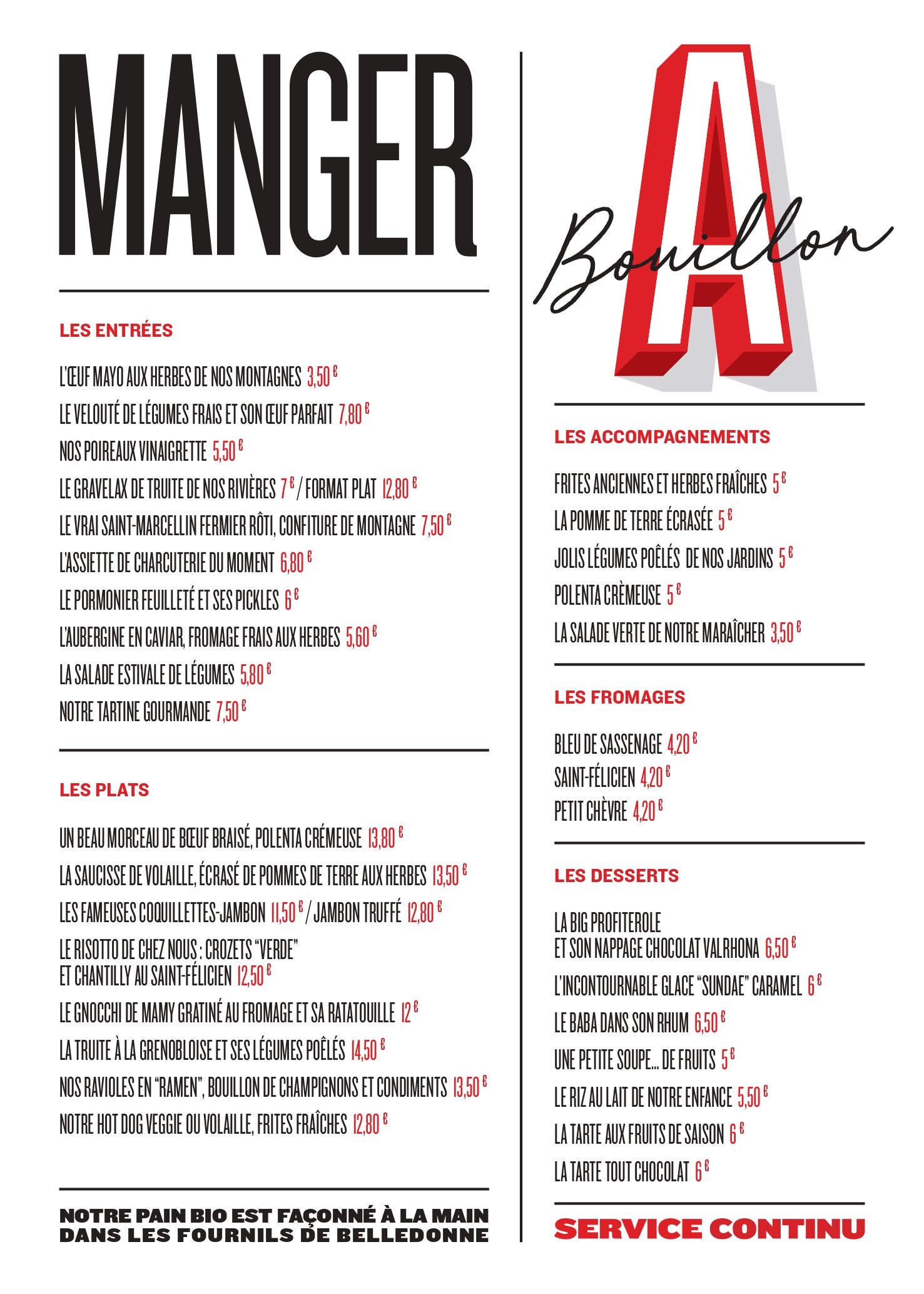 Notre carte Bouillon A